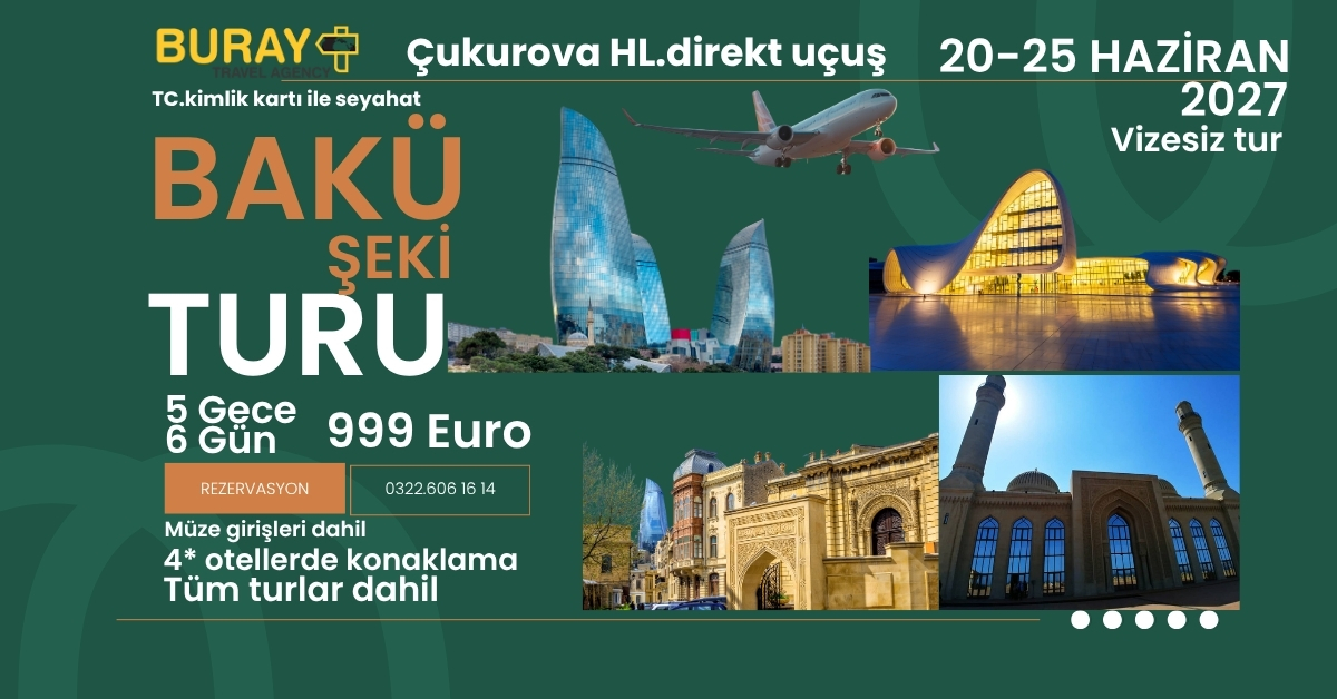 AFİŞ BAKÜ TURU AFİŞ BAKÜ TURU