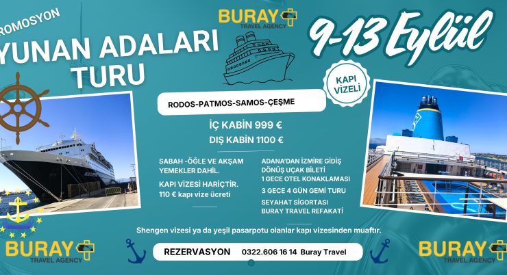YUNAN ADALARI TURU
