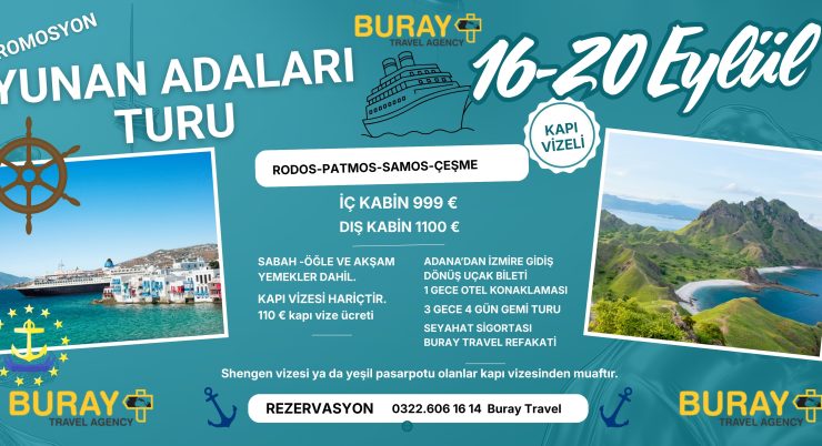 YUNAN ADALARI TURU
